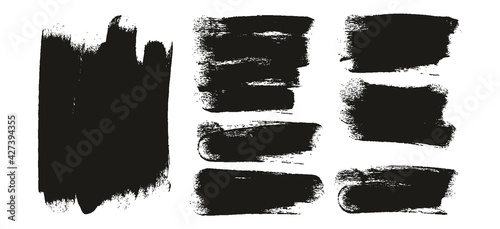 Round Sponge Thick Artist Brush Long Background High Detail Abstract Vector Background Extra Set 