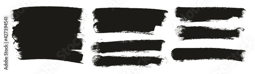 Round Sponge Thick Artist Brush Long Background High Detail Abstract Vector Background Extra Set 