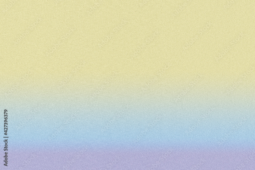 Digital noise gradient. Nostalgia, vintage, retro 70s, 80s style. Abstract lo-fi background. Retro wave, synthwave. Wall, wallpaper, template, print. Minimal. Blue, purple, lemon yellow color