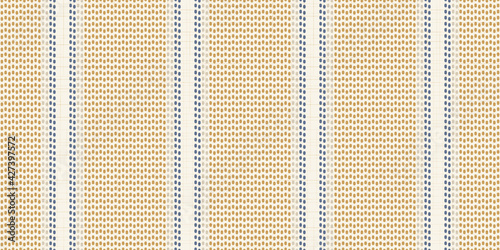 Vector seamless french farmhouse textile pattern. Linen kitchen fabric