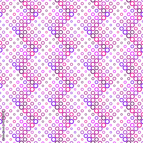 Fotografi Abstract ring pattern background - geometrical vector graphic design