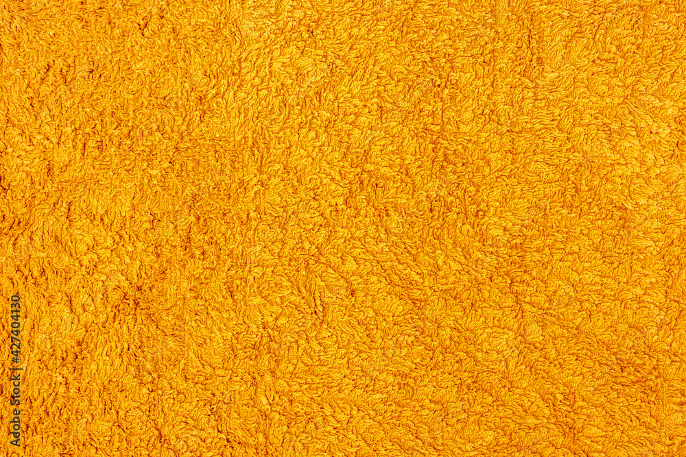 Yellow plush bath towel fabric Yellow plush bath towel fabric
