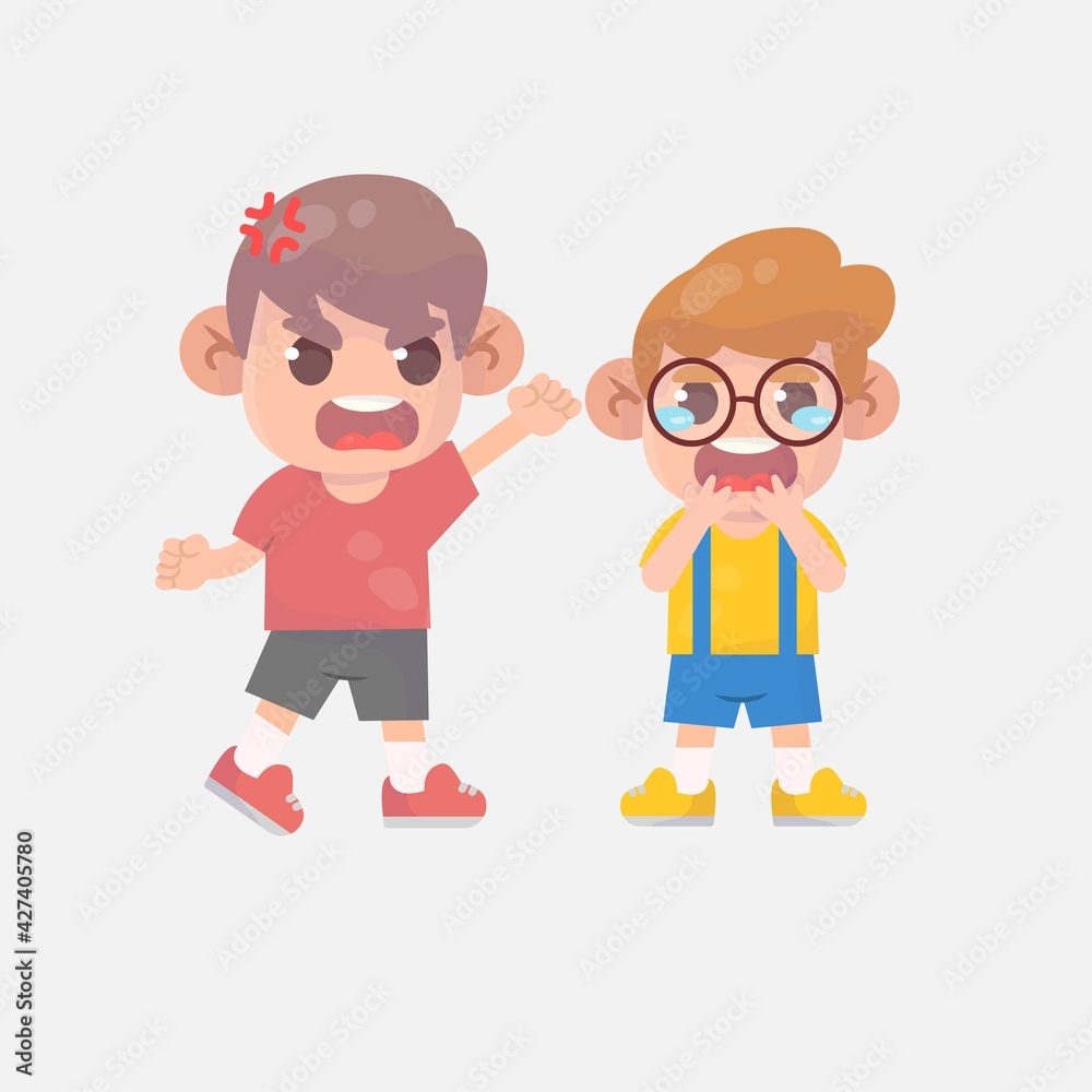 kids angry to friend premium vector
kids angry to friend premium vector