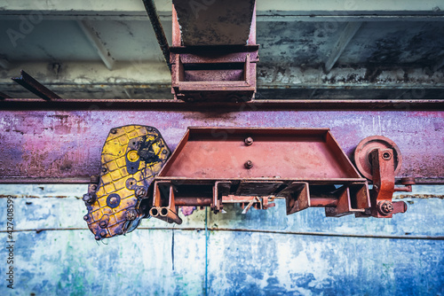 Equipment in Jupiter Factory, Pripyat abandoned city in Chernobyl Exclusion Zone, Ukraine photo