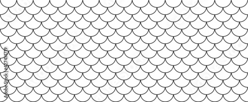 Tribal line pattern circle wave fish scales background Memphis style Design shapes elements polka dot Vector Geometric Japanese Chinese Asian seamless Texture scrapbook Reptile Retro Roof  ornament