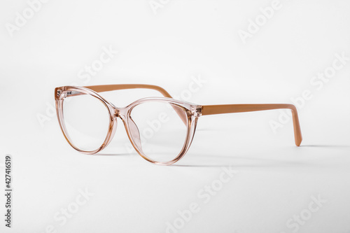 Fashion glasses style plastic-framed