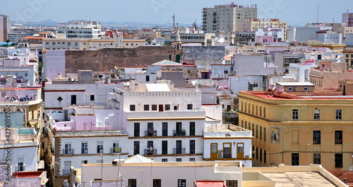 The City of Cadiz Spain Andalusia from the perspective of different viewpoints