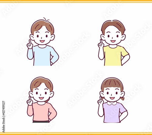 人のリアクションセット