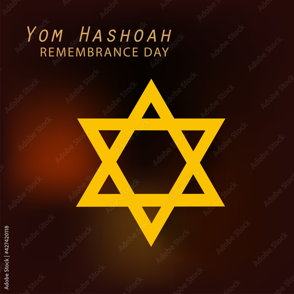 Vector illustration of a background for International Holocaust Remembrance Day.(Yom Hashoah). Vector illustration of a background for International Holocaust Remembrance Day.(Yom Hashoah).