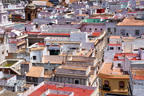 The City of Cadiz Spain Andalusia from the perspective of different viewpoints