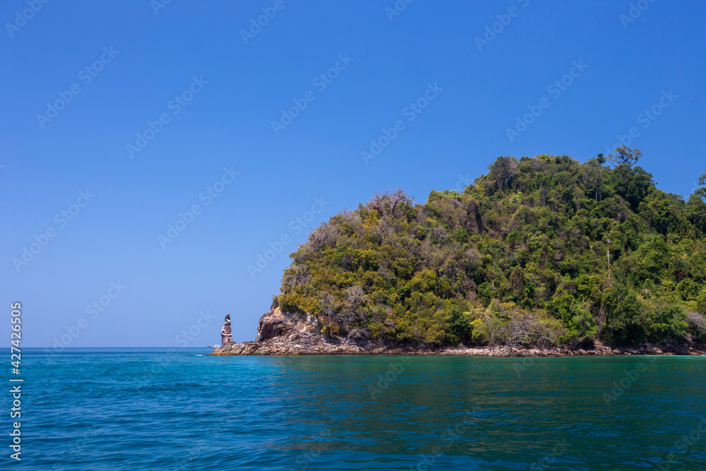 Beautiful beach at Koh Ngai island