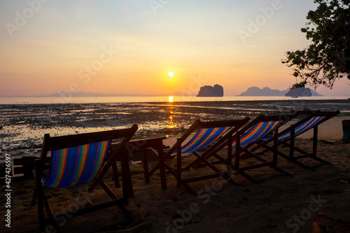Thailand island sunset
