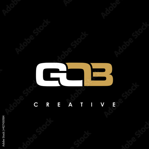 GOB Letter Initial Logo Design Template Vector Illustration