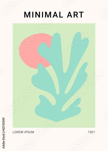 Fototapeta Abstract contemporary poster