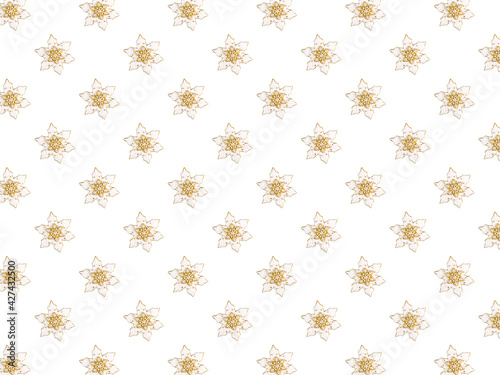 cookies snowflake, patern on a white background .Christmas holiday.