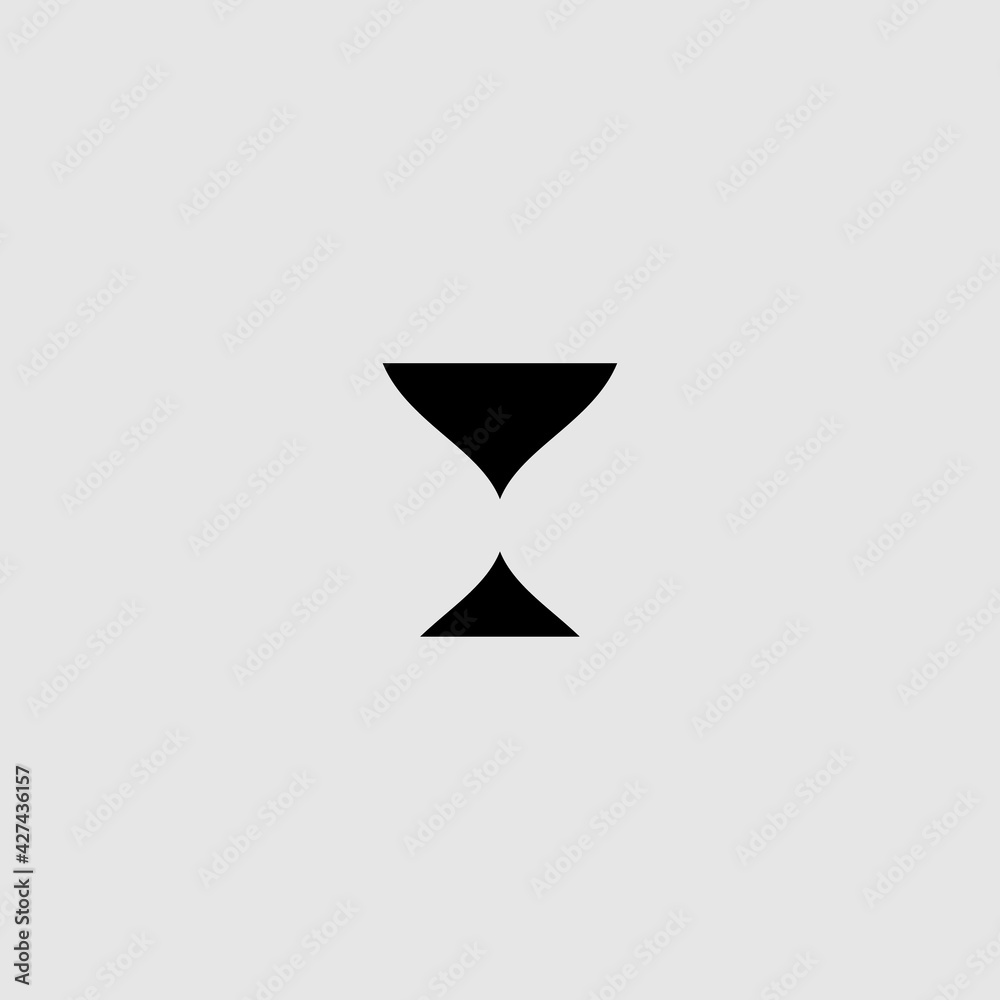 Wine glasses flat icon. Simple style alcohol  poster design background symbol. Logo design element. T-shirt printing. Vector for sticker.