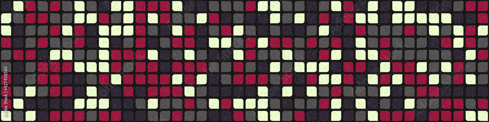 Abstract Geometric Pattern generative computational art illustration