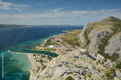 Fototapeta Naklejka Na Ścianę i Meble -  Dalmatia is one of historical regions of Croatia along the shore of Adriatic Sea in the Mediterranean