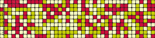 Abstract Geometric Pattern generative computational art illustration