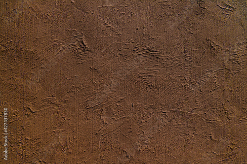 赤茶色の砂壁