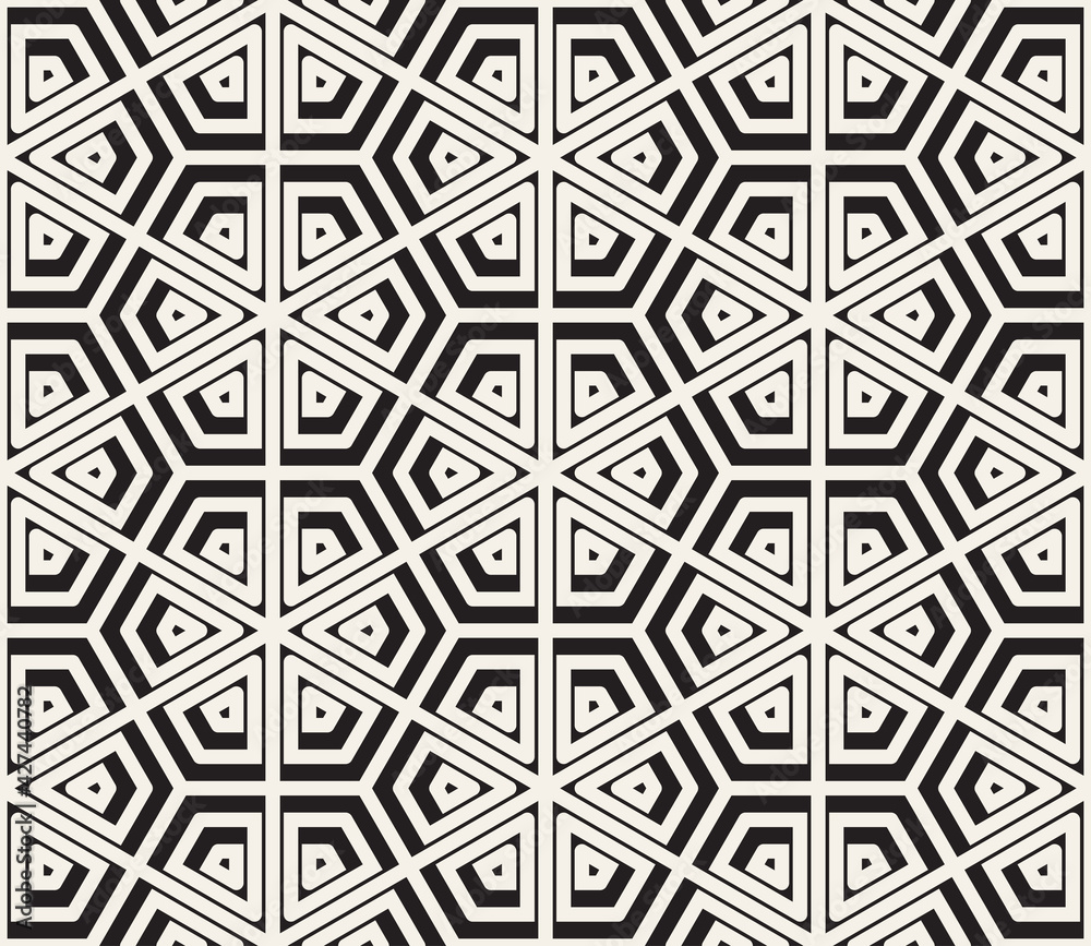 Vector seamless pattern. Modern stylish abstract texture. Repeating geometric tiles Vector seamless pattern. Modern stylish abstract texture. Repeating geometric tiles