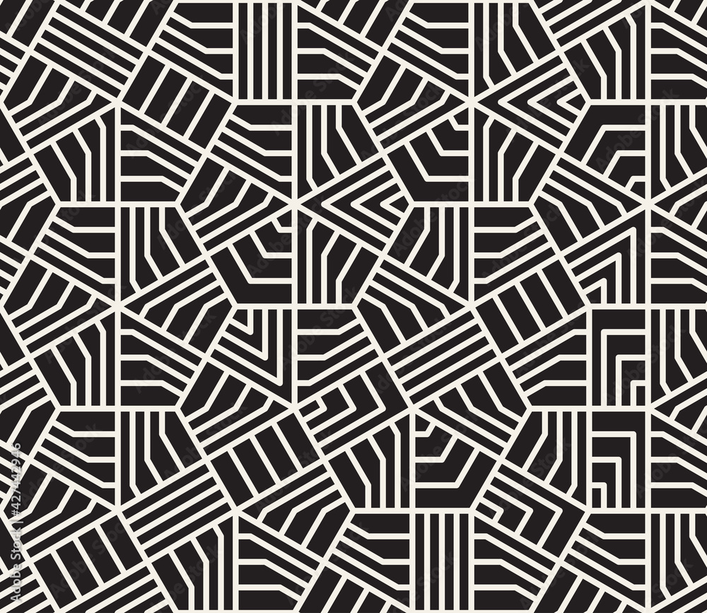 Vector seamless pattern. Modern stylish abstract texture. Repeating geometric tiles Vector seamless pattern. Modern stylish abstract texture. Repeating geometric tiles