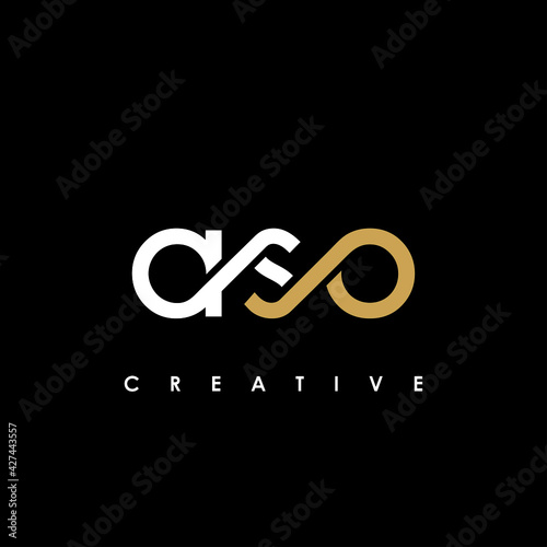 ASO Letter Initial Logo Design Template Vector Illustration
