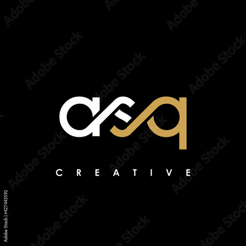 ASQ Letter Initial Logo Design Template Vector Illustration