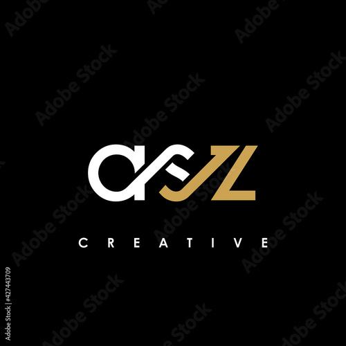 ASZ Letter Initial Logo Design Template Vector Illustration photo