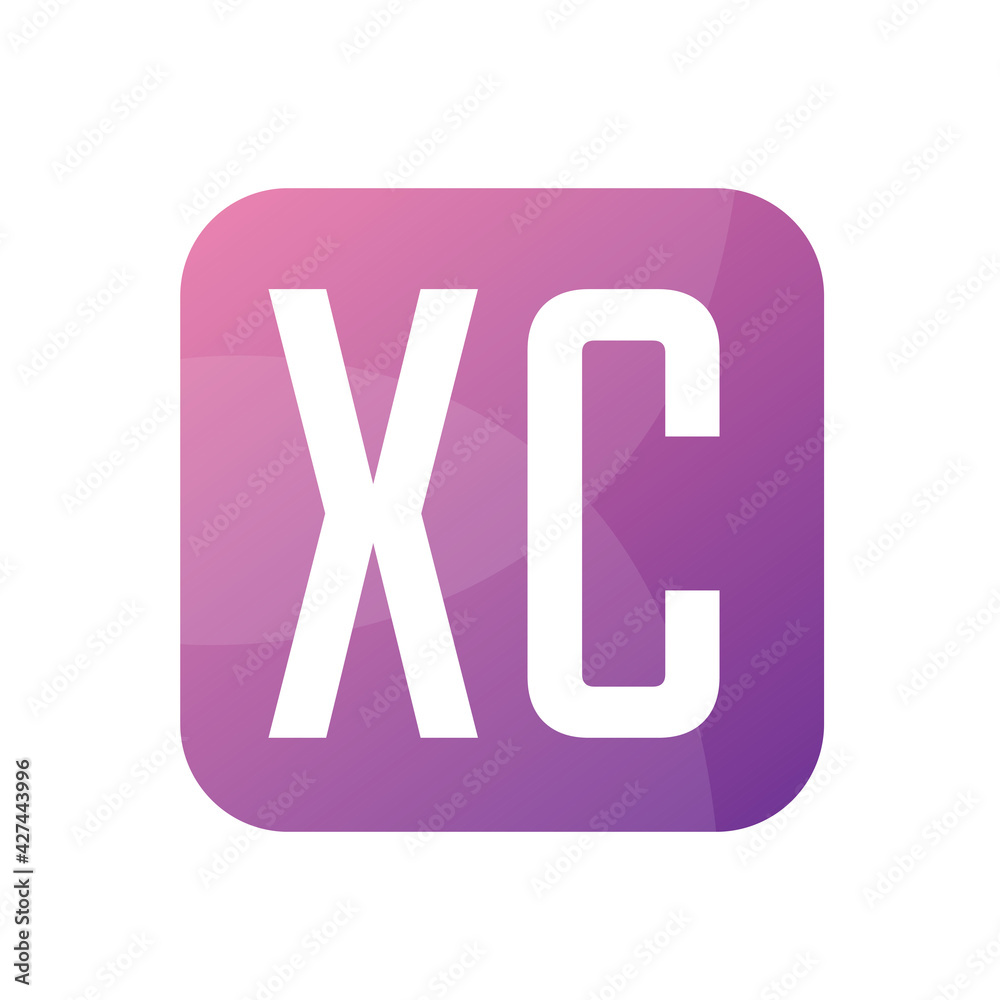 XC Letter Logo Design With Simple style XC Letter Logo Design With Simple style