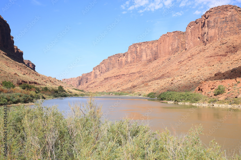 Colorado Riverway Recreation Area near Moab in Utah, USA Colorado Riverway Recreation Area near Moab in Utah, USA