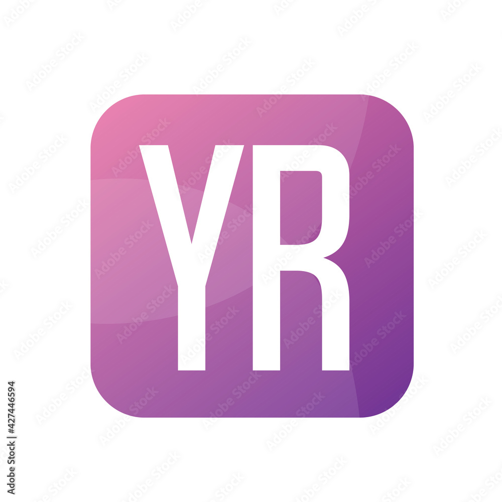 YR Letter Logo Design With Simple style YR Letter Logo Design With Simple style