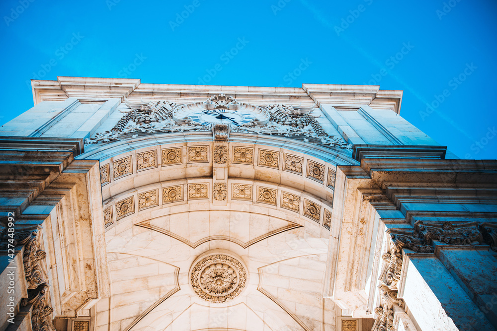 Fototapeta premium Traditional, old buildings in Lisbon, Portugal, Europe