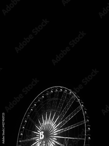 ferris wheel at night