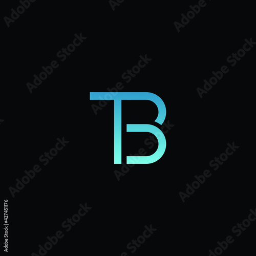 TB, letter logo 
