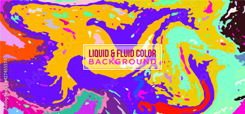 Liquify Fluid Color Banner background