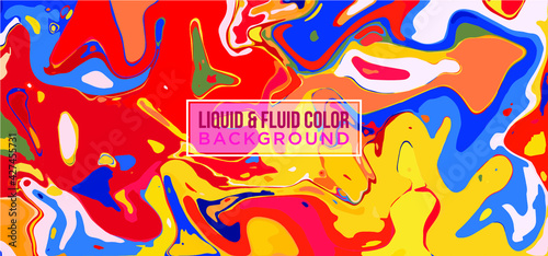Liquify Fluid Color Banner background