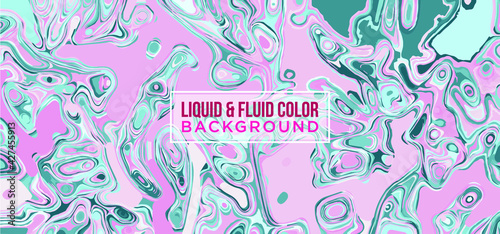 Liquify Fluid Color Banner background