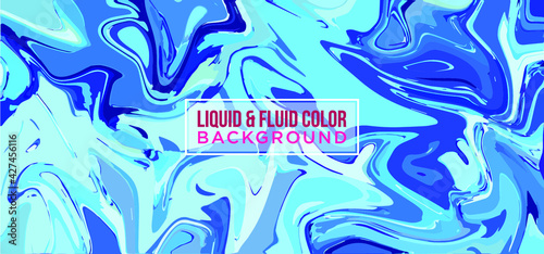 Liquify Fluid Color Banner background
