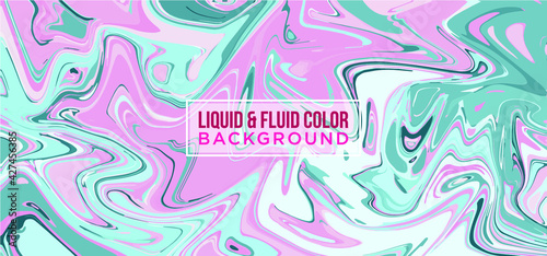 Liquify Fluid Color Banner background