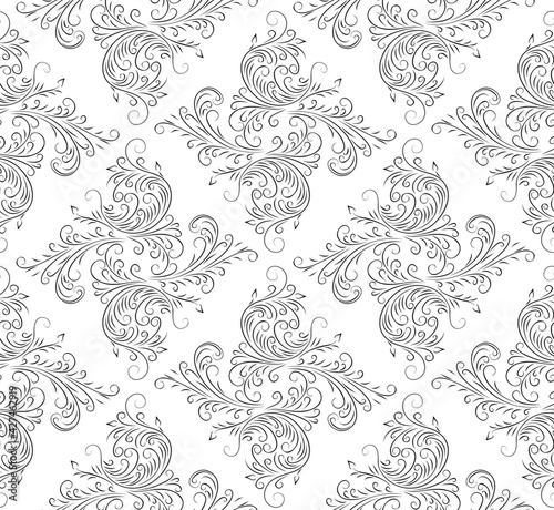 The Seamless background with pattern.