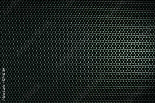 Wallpaper Mural Background from metal rhombuses on black and chrome metal Torontodigital.ca