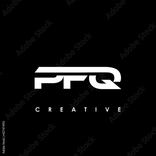 PFQ Letter Initial Logo Design Template Vector Illustration