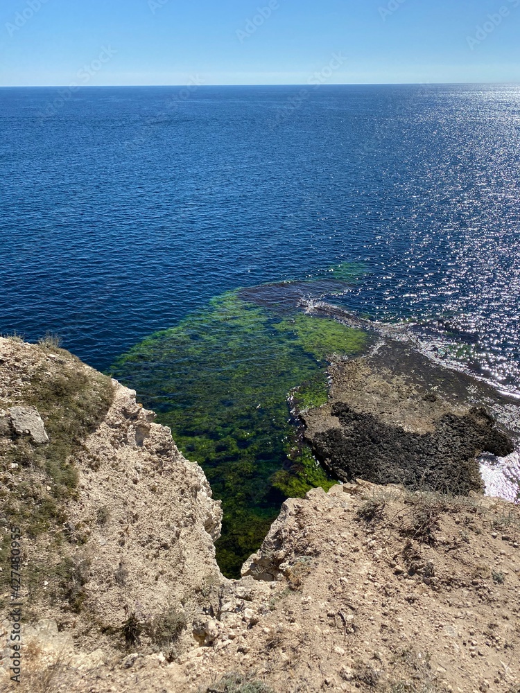Крым, черное море, мыс Тарханкут Крым, черное море, мыс Тарханкут