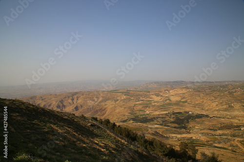Landscape view from Mount Nebo in Jordan © Stefano