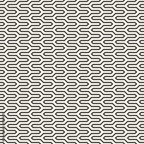 Vector seamless pattern. Modern stylish abstract texture. Repeating geometric tiles © Samolevsky