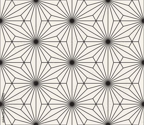 Vector seamless pattern. Modern stylish abstract texture. Repeating geometric tiles