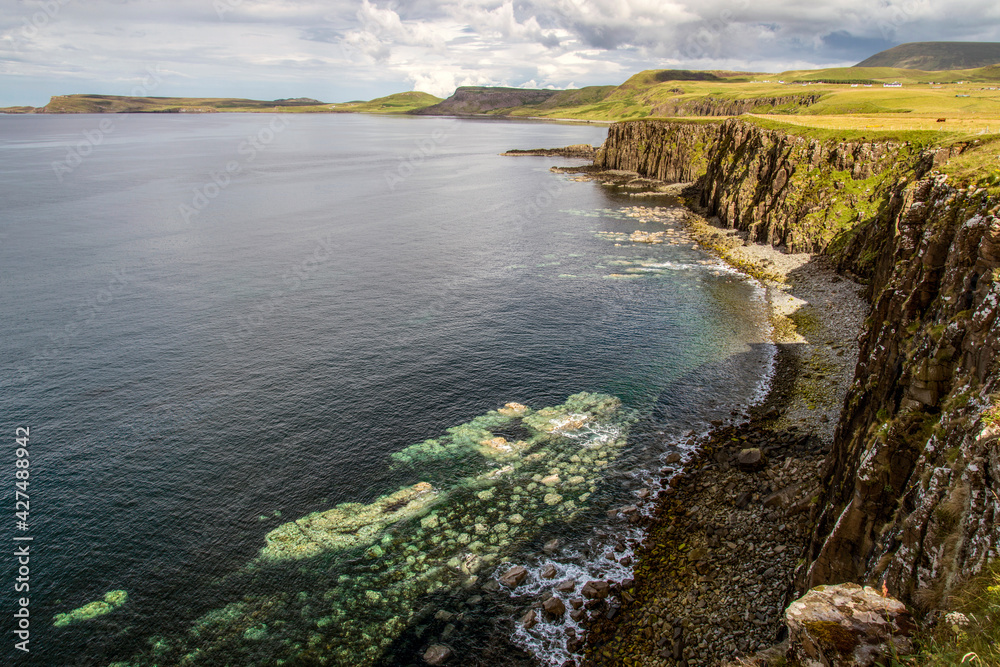 Incredible Bornisetiaig coastline on the Isle of Skye