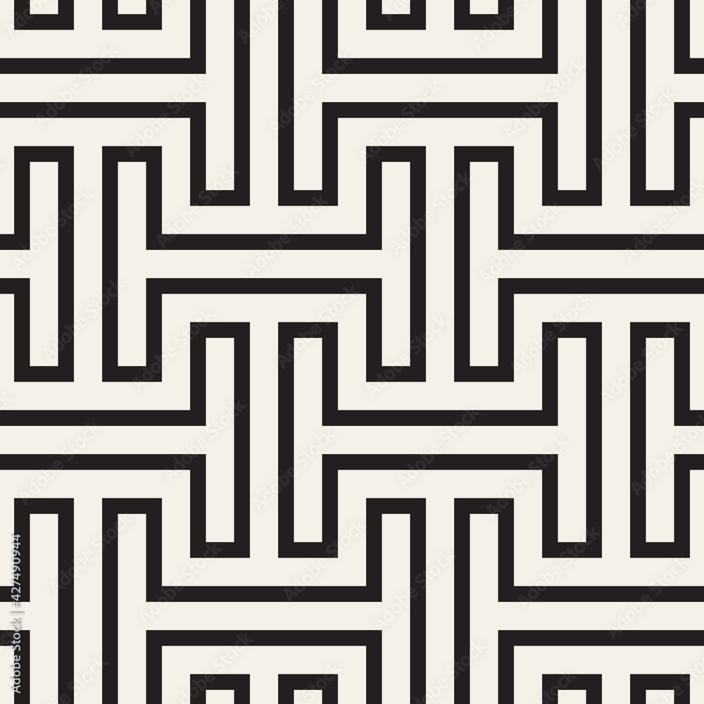 Vector seamless pattern. Modern stylish abstract texture. Repeating geometric tiles Vector seamless pattern. Modern stylish abstract texture. Repeating geometric tiles