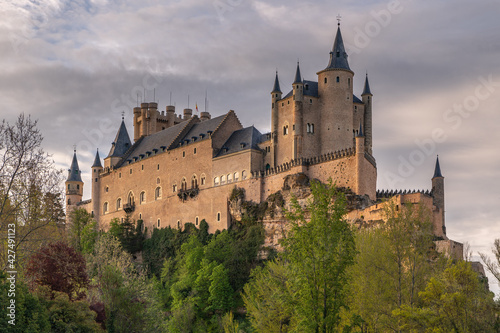 The Alcazar of Segovia. Castilla y Leon. Segovia, Spain.